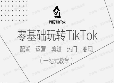 Tik Tok《配置+剪辑+运营+热门+变现+带货》全套课程(免费分享)-达天社软件指定官方网站