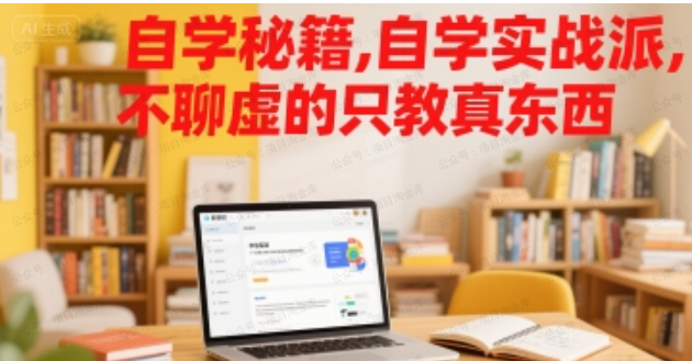 自学秘籍，自学实战派，不聊虚的只教真东西-杨北资源网